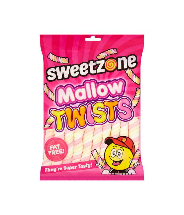 Sweetzone Mallow Twists 160g (Halal)