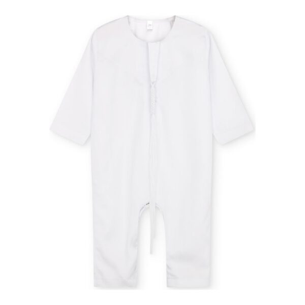 Baby Romper Thobe - White Emirati