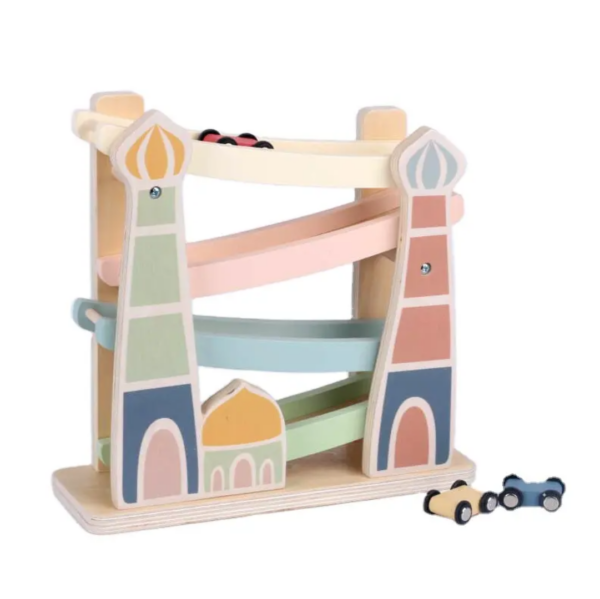 Zoom & Play Car Ramp – Islamic Montessori Toy for Toddlers